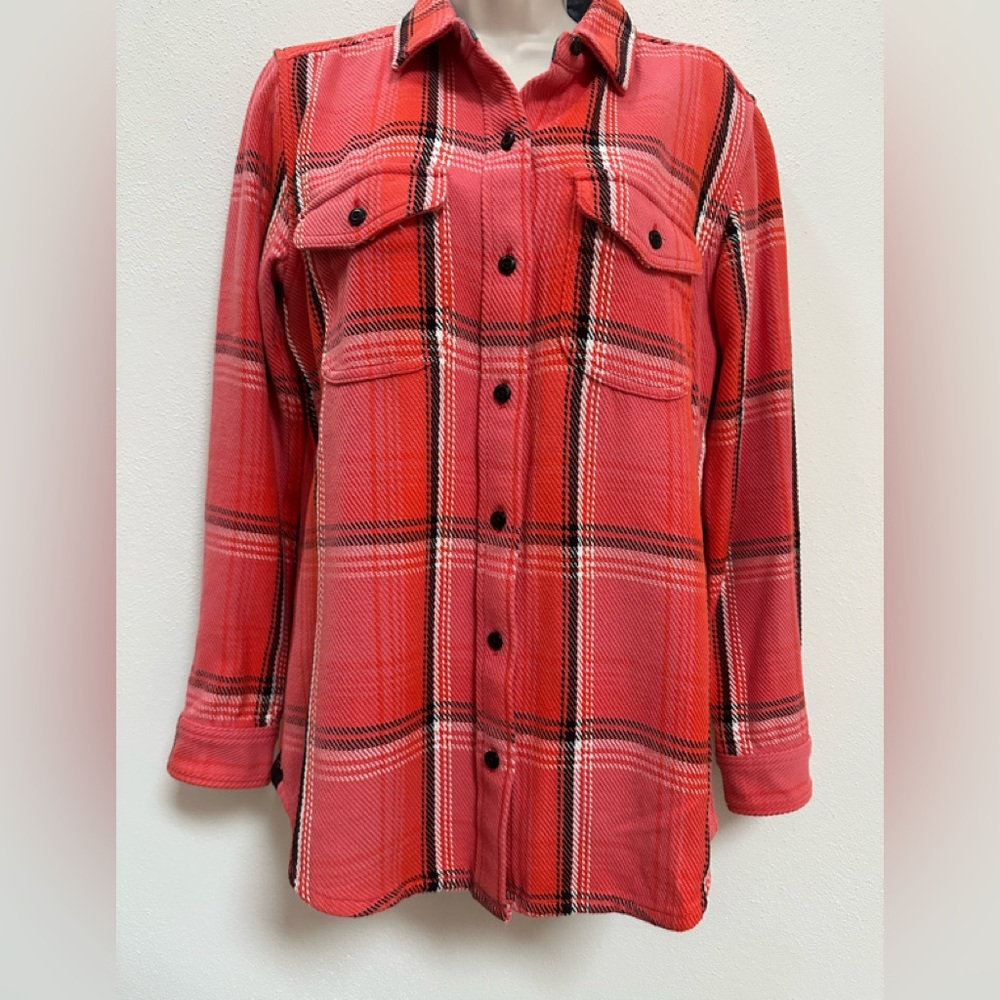 OUTERKNOWN DAWN BLANKET SHIRT Plaid Women's XS - Picture 5 of 5